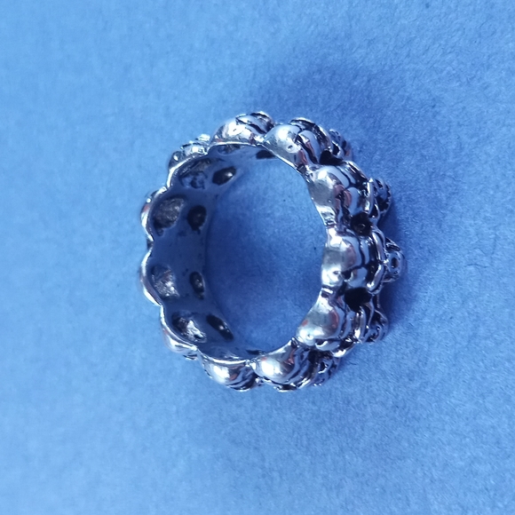 Infinite Skulls Heavy Metal Skull Gothic Biker Punk Ring Hip Hop Medieval - Picture 3 of 4